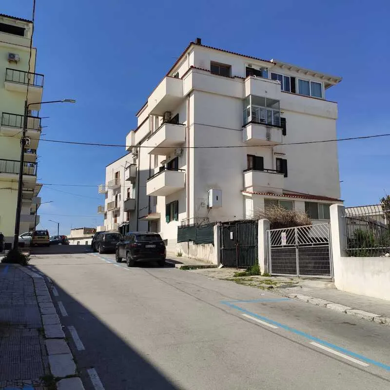 La palazzina in Via Giacomo Leopardi a Vieste